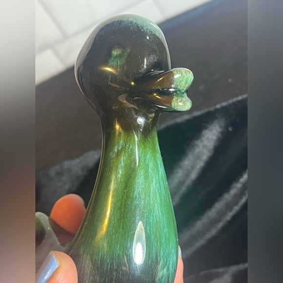 Vintage Blue Mountain Pottery Canada Duck Figurine Drip Glaze 5.25” “EXCELLENT” - Picture 6 of 9